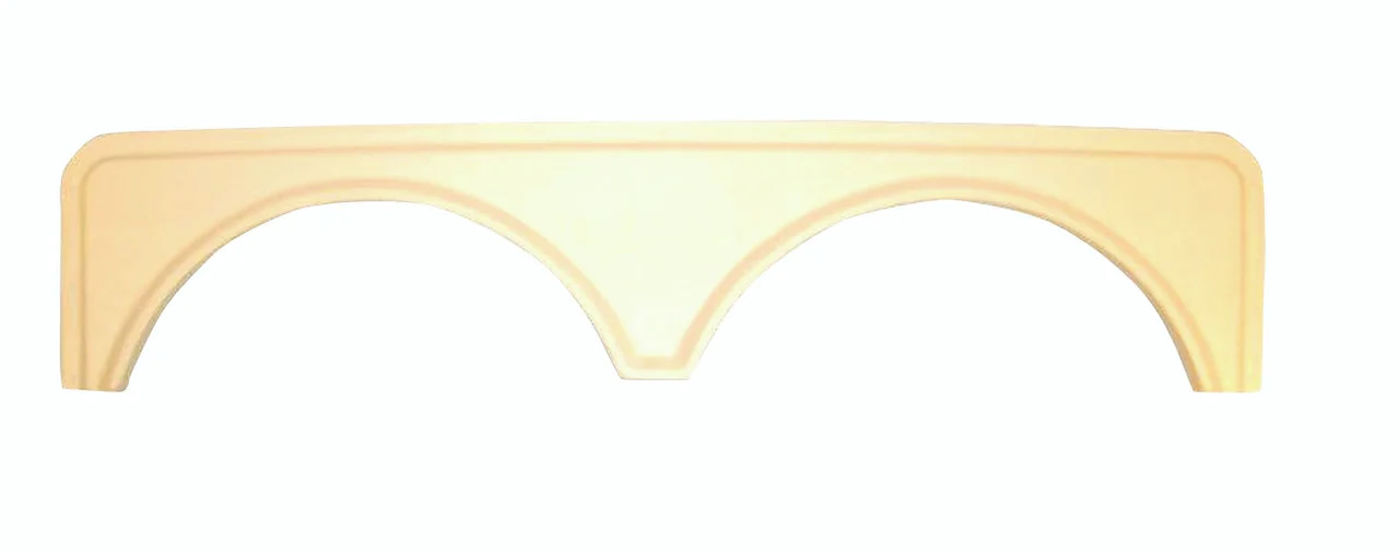 Icon 00415 Tandem Axle Fender Skirt FS668 - Colonial White - 415