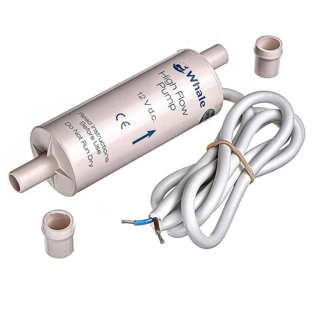 Whale Marine Whale Inline Booster High Flow Electric Galley Pump - 12V