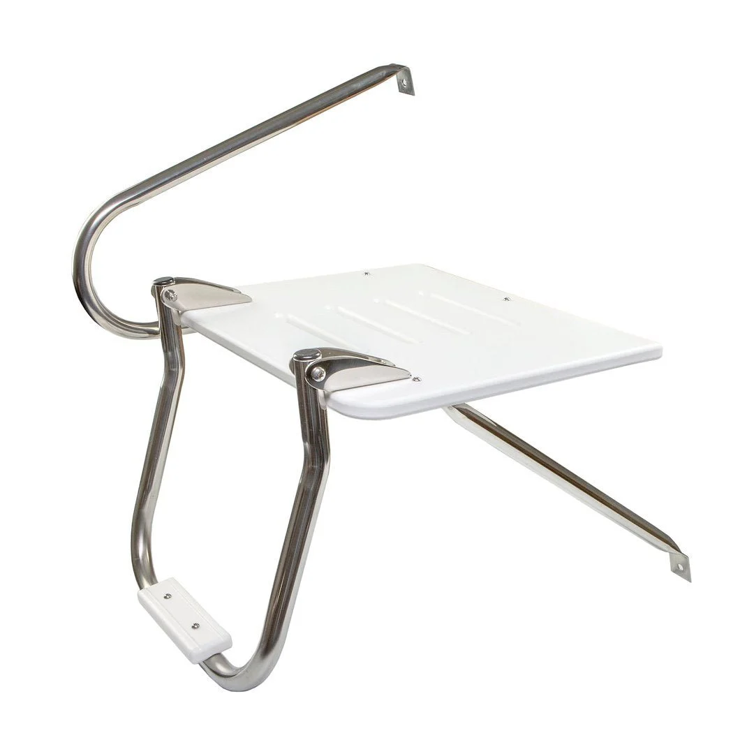 Whitecap Ind Outboard White Poly Swim Platform Kit (Outbo