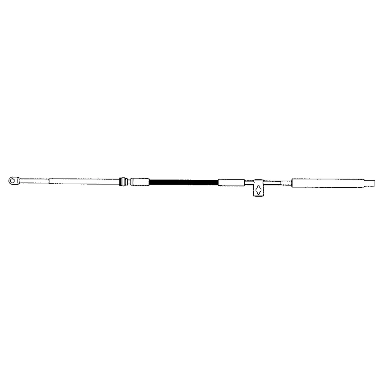 Uflex C36X13 C36 Mercury/Mercruiser/Mariner/Volvo Engine Control Cable - 13' - C36X13