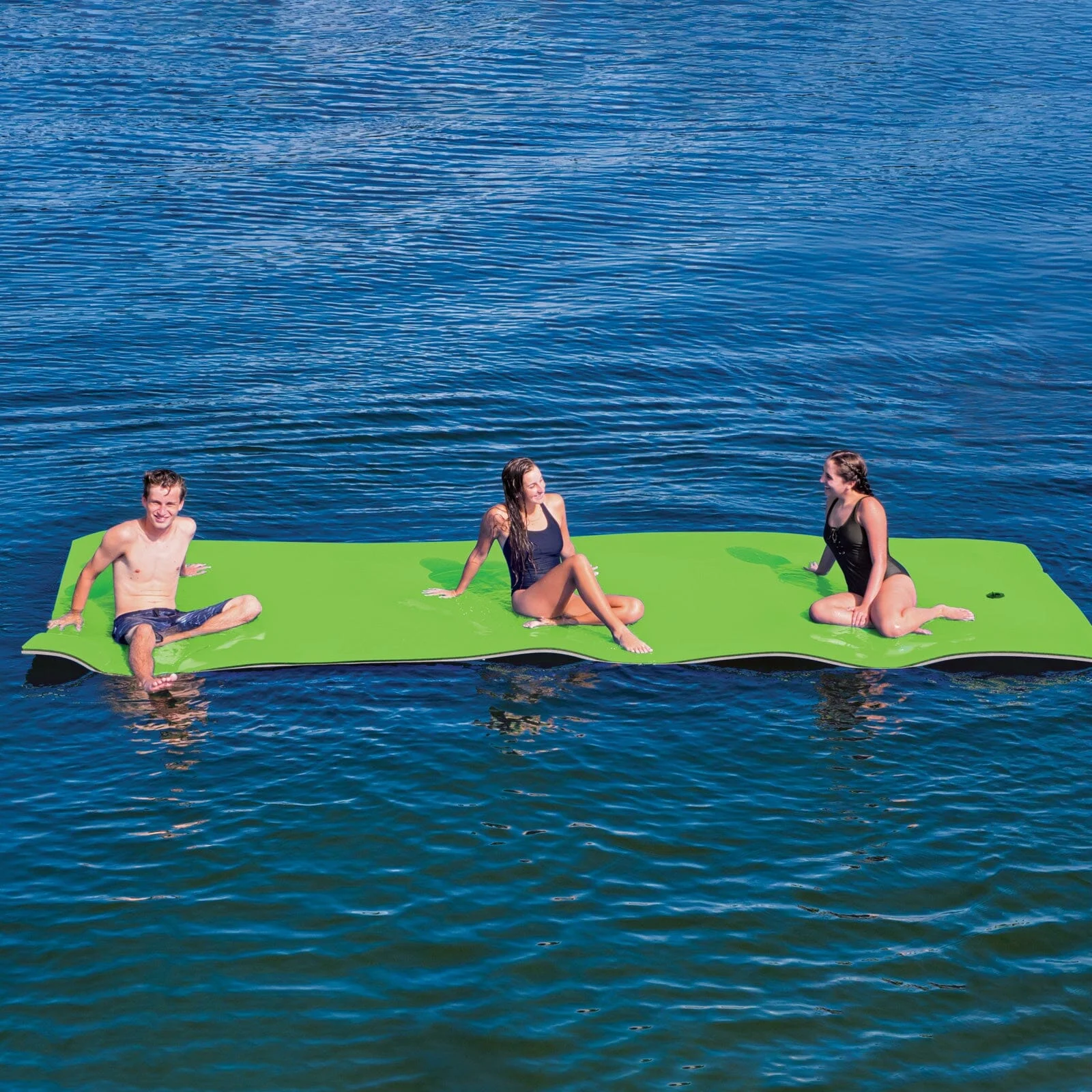 WOW Watersports CHILLRAFT 20X6' Blue/white/lime green