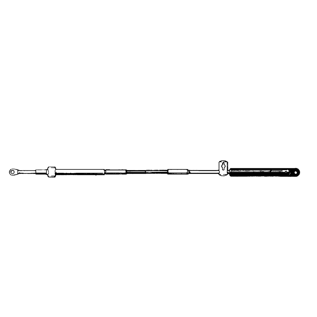Uflex MACH36X19 MACH36 Mercury/Mercruiser/Mariner/Volvo Control Cable - 19' - MACH36X19