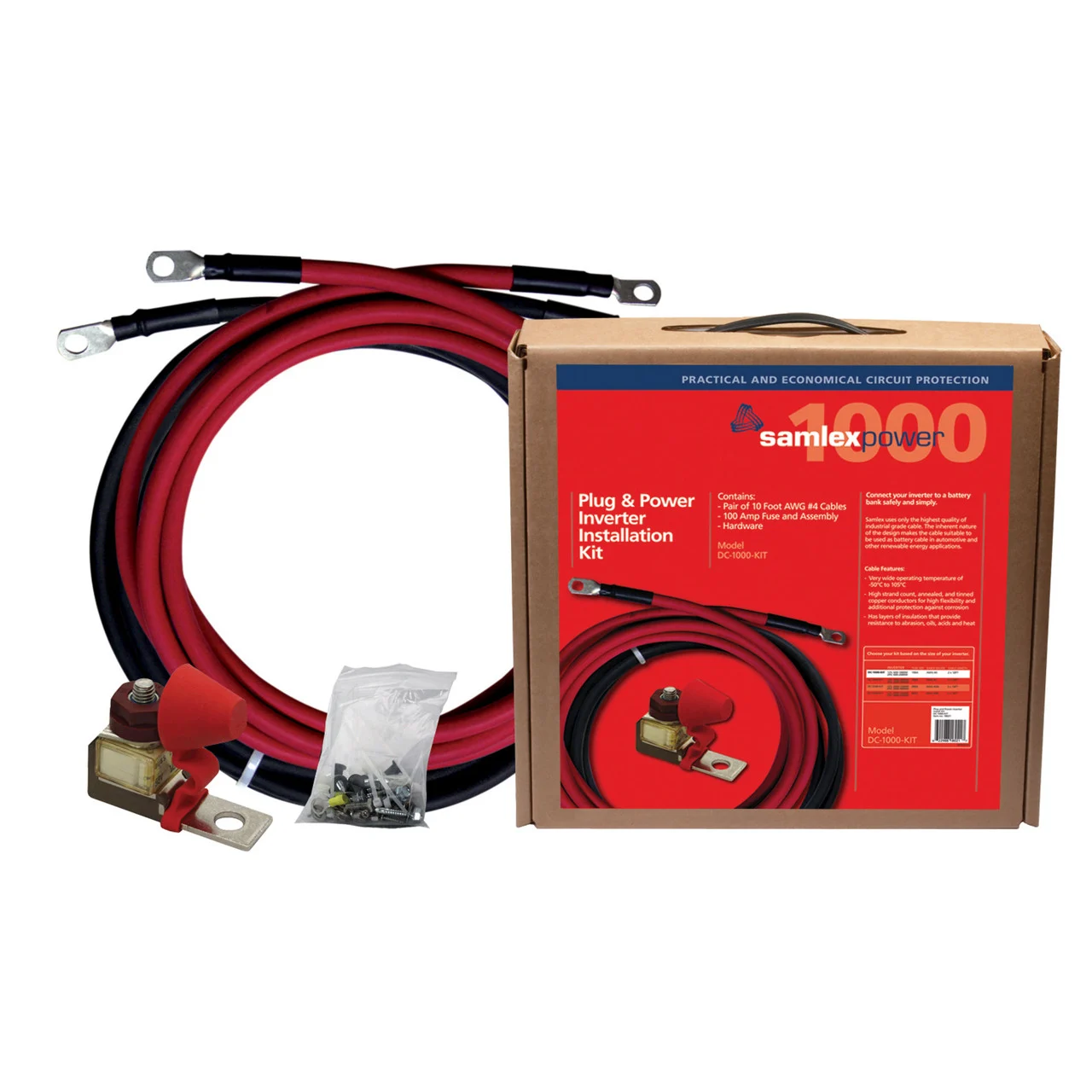 Samlex DC-1000-KIT Inverter Installation Kit - 100 Amp - DC-1000-KIT