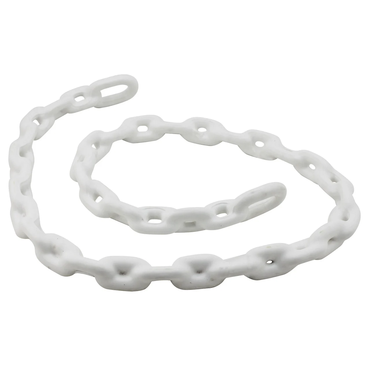 Extreme Max 3006.6587 BoatTector PVC-Coated Anchor Lead Chain - 1/4" x 4', White - 3006.6587