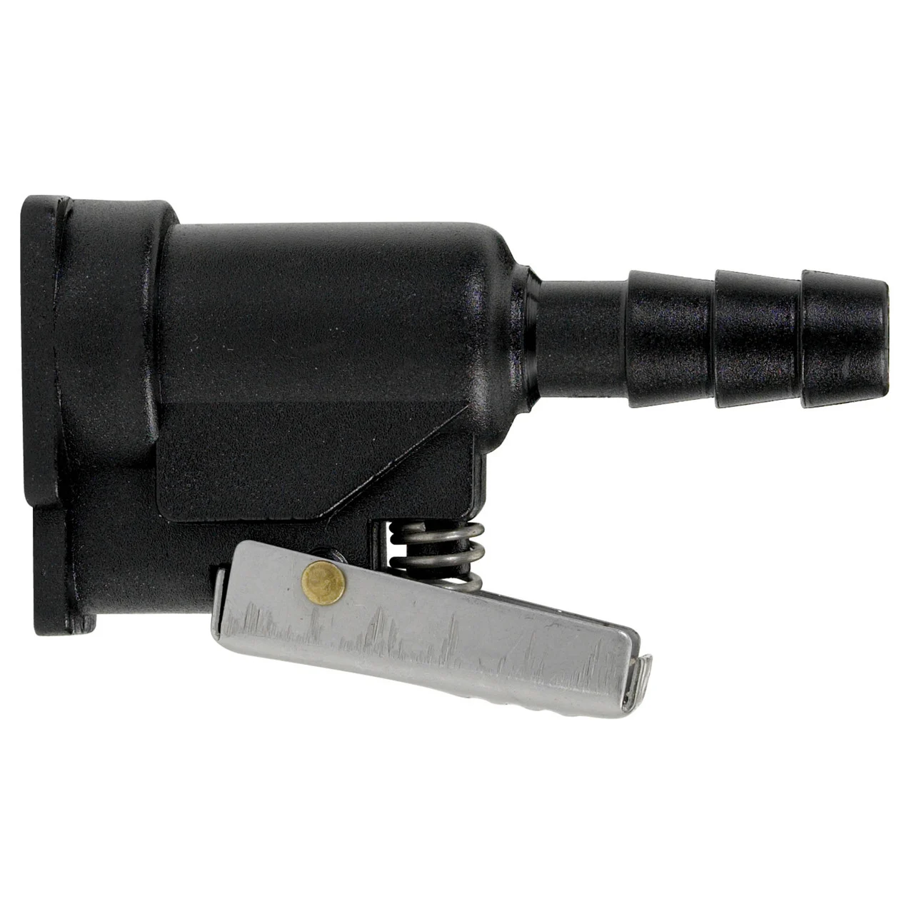 Moeller 033410-10 Female 2-Prong Clip Fuel Line Engine Connector for Johnson/Evinrude BRP - 5/16" Barb - 033410-10
