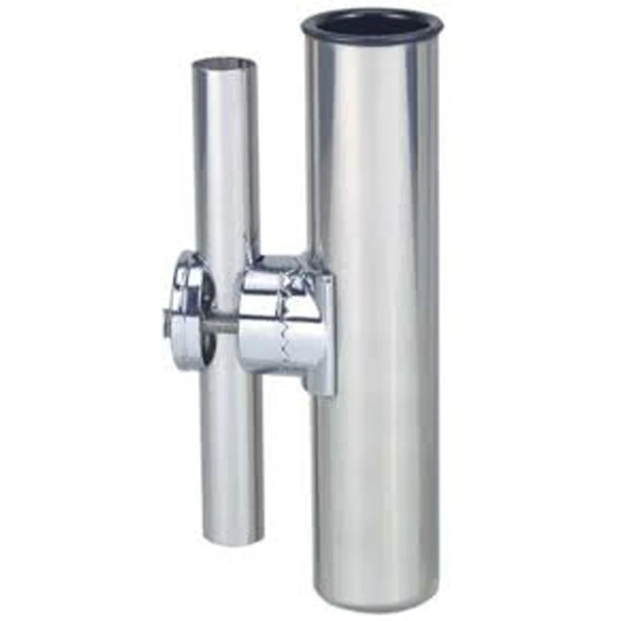Perko 1215DP0CHR Clamp-On Fishing Rod Holder for 3/4" to 1" Rails - 1215DP0CHR