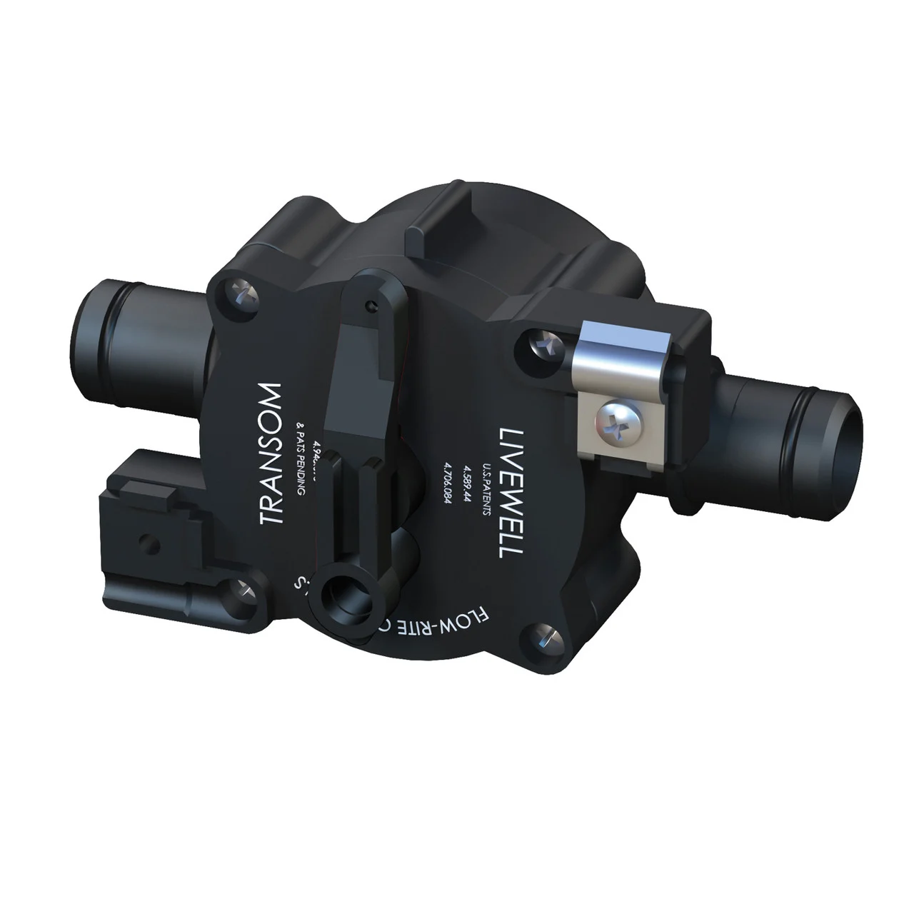 Flow-Rite MV-04-RN01 V4 Three-Position Select Valve Fill/Empty/Recirc - Barbed, Rear Non-PEF - MV-04-RN01