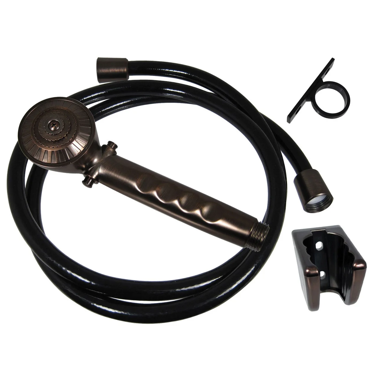 Phoenix Faucets by Valterra PF276027 Single-Function Handheld Shower Kit with 60" Vinyl Hose and Trickle Shut-Off - Rubbed Bronze - PF276027