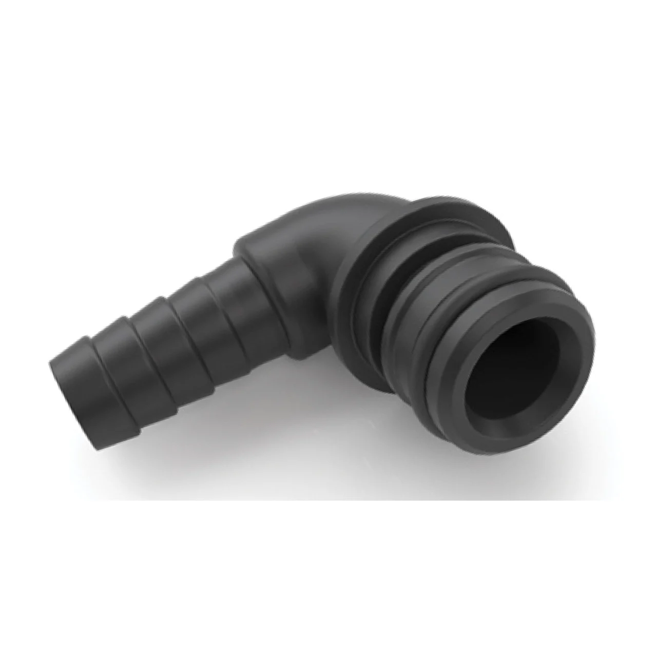 Remco FQ5E-12R ProFLO 3/4" Quick Attach Hose Barb Elbow Fitting with O-Ring - FQ5E-12R