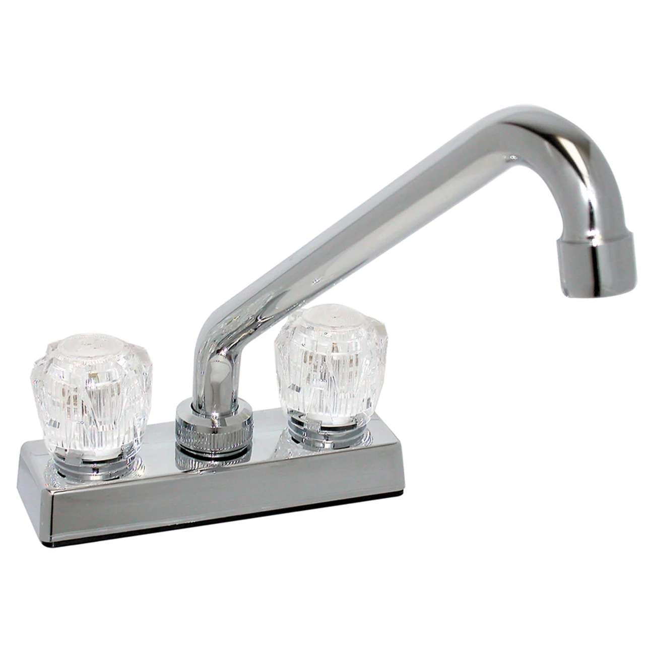 Phoenix Faucets PF211304 Dual Handle 4" Bar Deck Faucet - 8" Hi-Rise Tubular Spout, Acrylic - PF211304