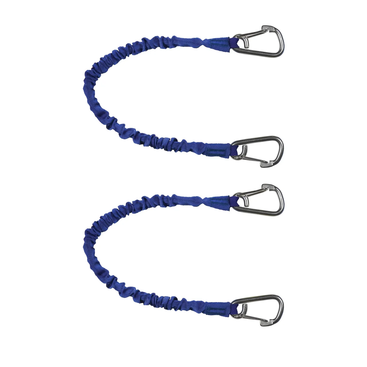Extreme Max 3006.2903 BoatTector High-Strength Line Snubber & Storage Bungee, Value 2-Pack - 18" with Medium Hooks, Blue - 3006.2903