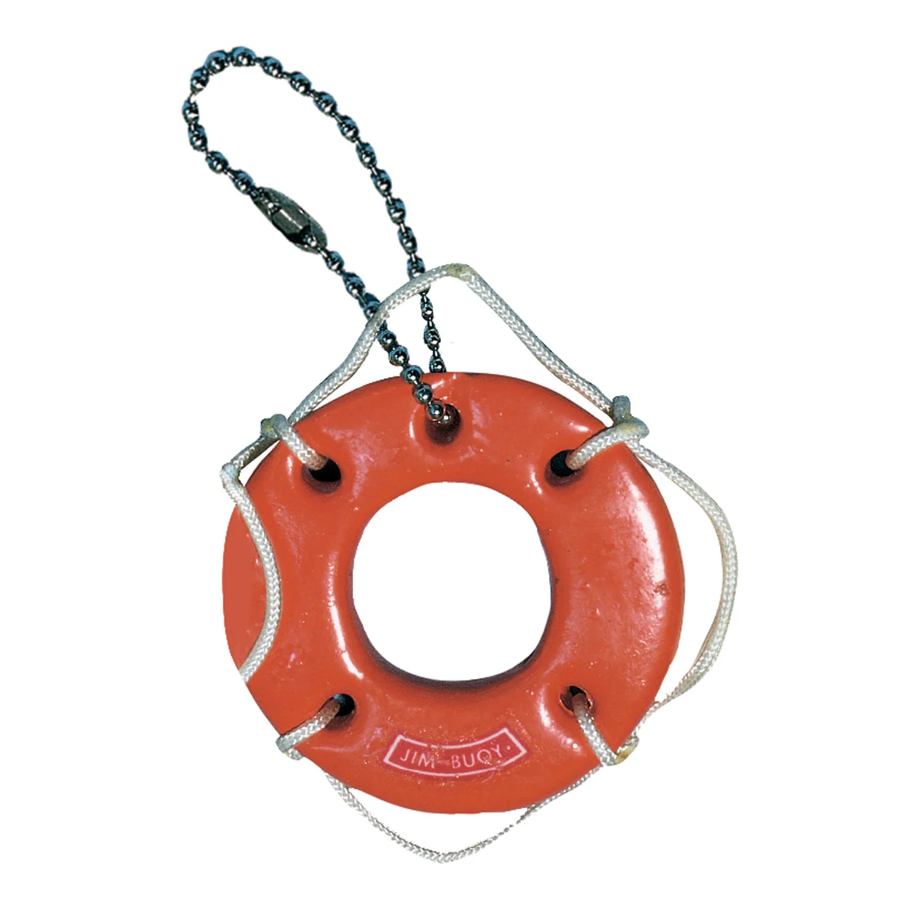 Jim-Buoy 87 Floating Life Ring Key Chain - White - 87