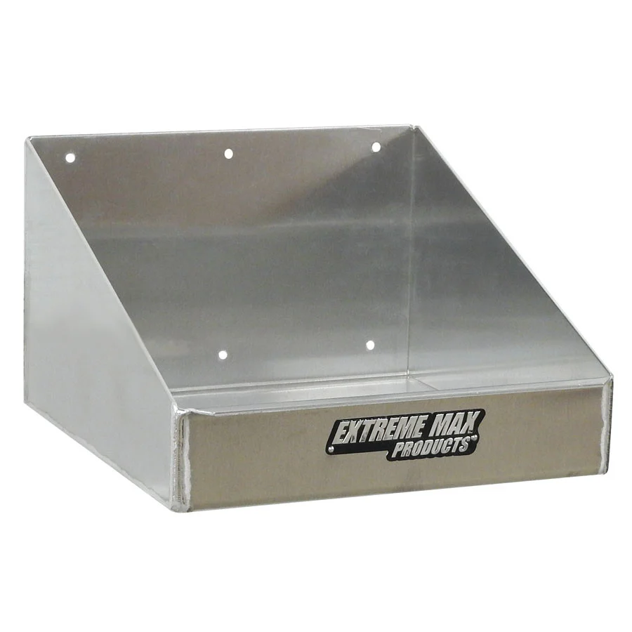 Extreme Max 5001.6032 Rag in a Box Aluminum Dispenser Storage Rack Organizer for Enclosed Race Trailer Shop Garage Storage - 5001.6032
