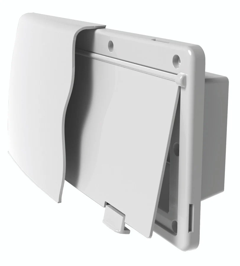 Thetford 94278 Endura Range Vent - 1-1/2" Flange, Polar White - 94278