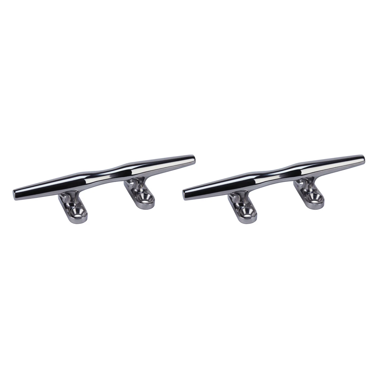 Extreme Max 3006.6765.2 Stainless Steel Open-Base Herreshoff Cleat - 6", Value 2-Pack - 3006.6765.2