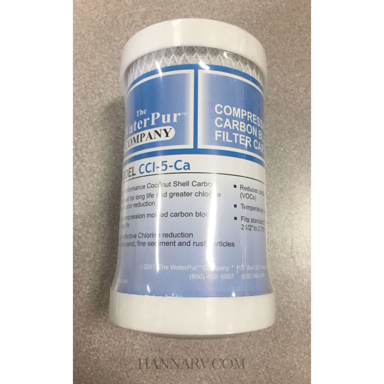 WaterPur CCI-5-CA Replacement Filter for 5" Canister - CCI-5-CA