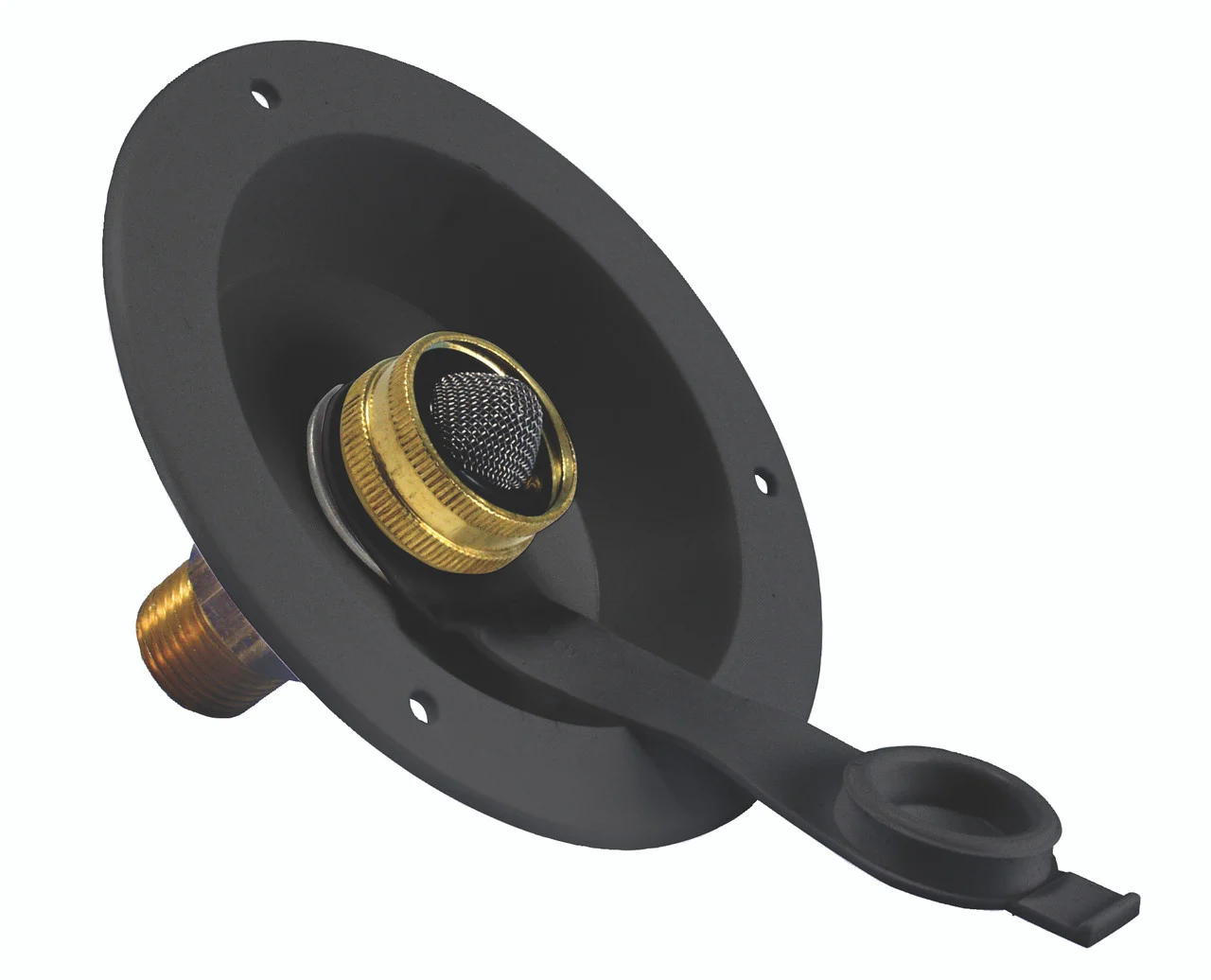 Thetford 94219 City Water Dish W/Brass Cv, - 94219