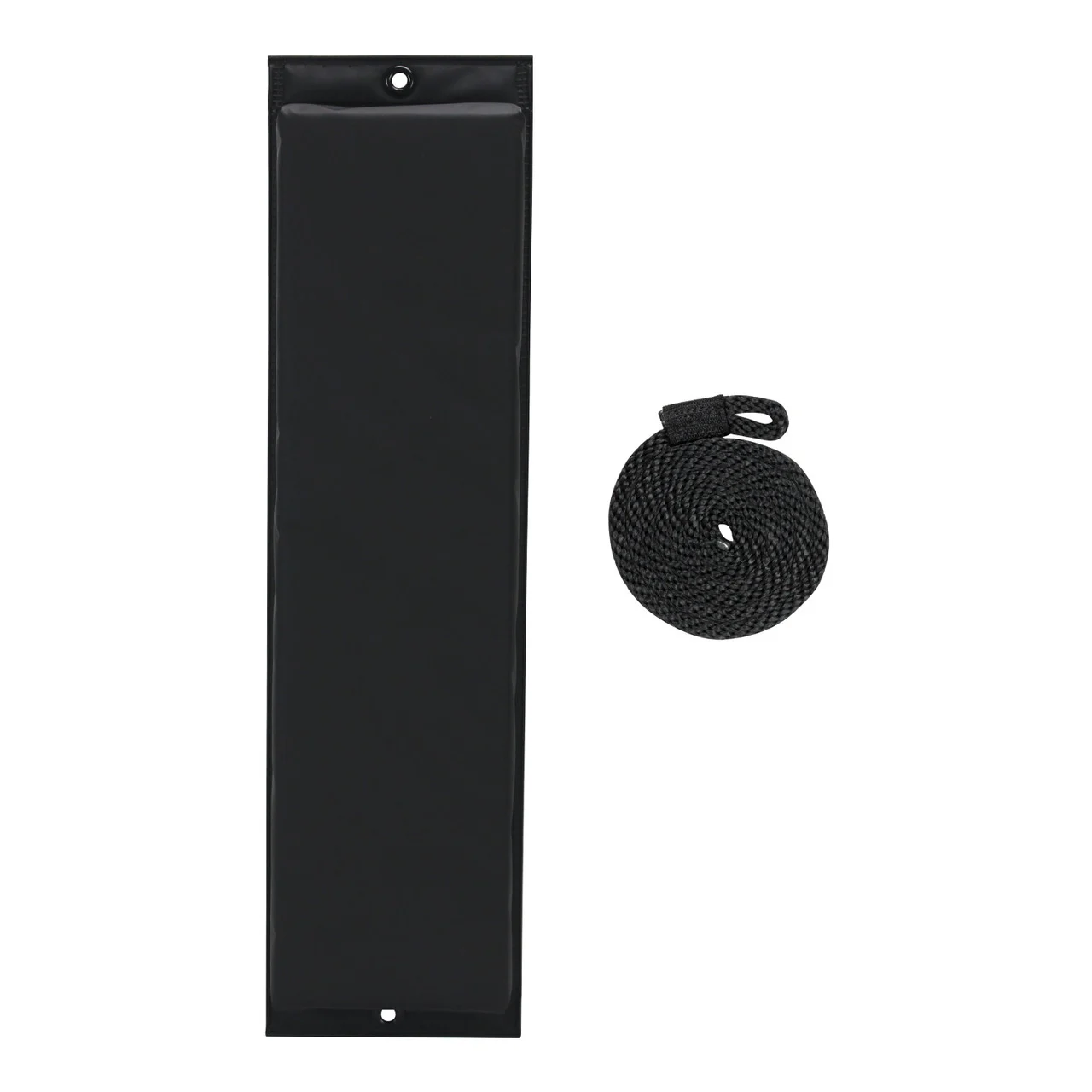 Extreme Max 3006.7234 BoatTector Flat Fender with Fender Line - 26", Black - 3006.7234
