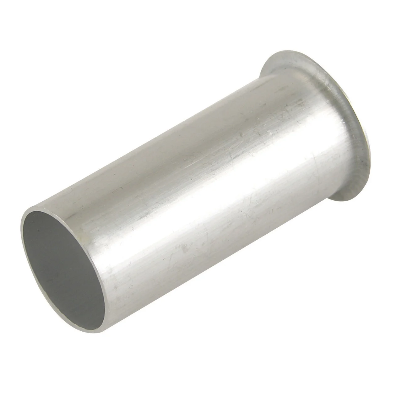 Whitecap S-5067C Formed Aluminum Drain Tube - 1" x 1-3/16" - S-5067C