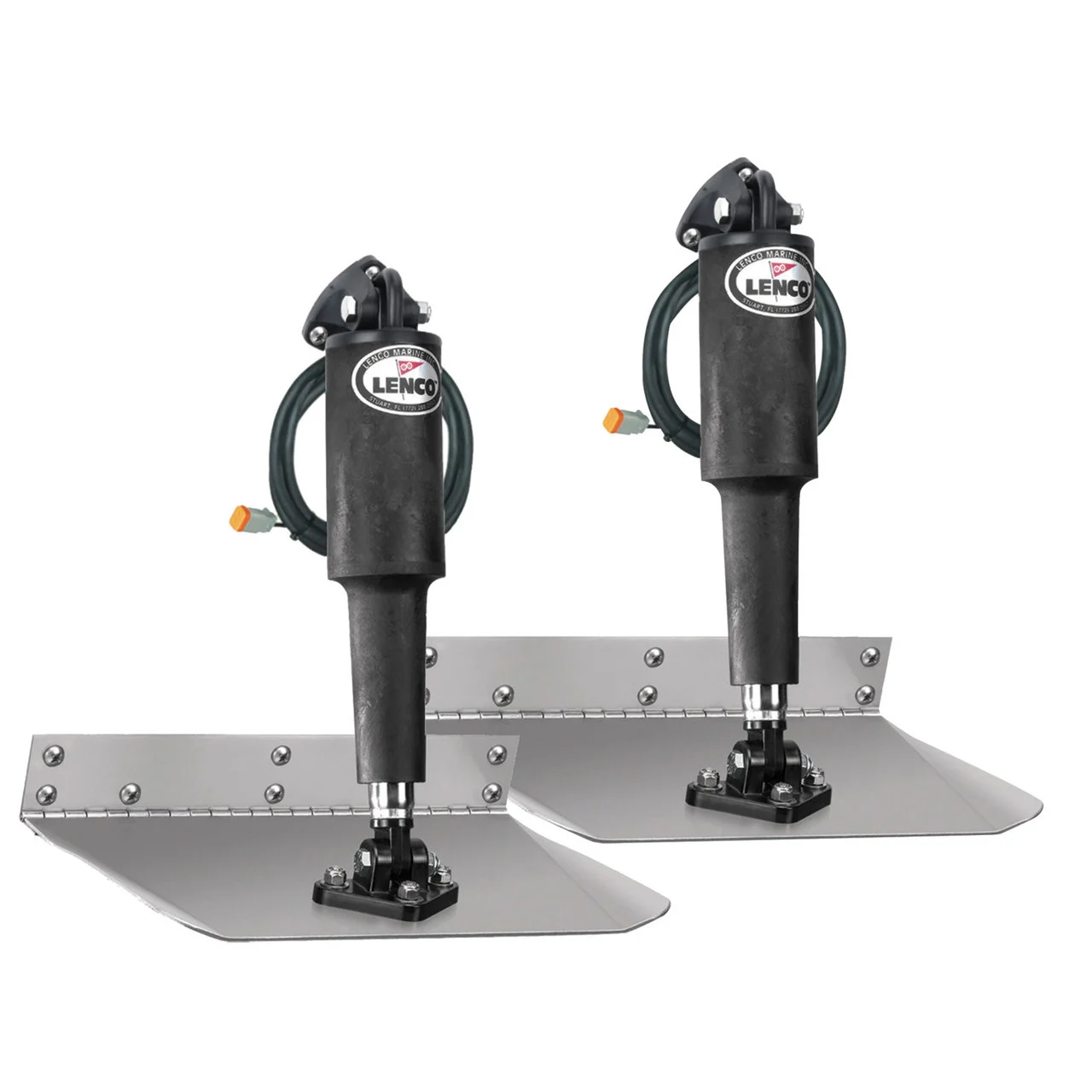 Lenco Marine 15000-101 Electric Standard Mount Trim Tab Kit Without Switch - 9" x 9" - 15000-101