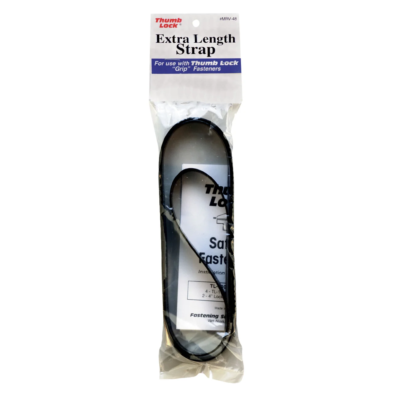 Ready America MRV-48BK 48" Strap - Black - MRV-48BK