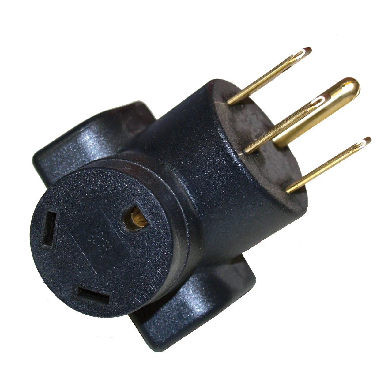 Voltec 16-00583 Heavy Duty 90° Molded Adapter - 30A F - 50A M - 16-00583