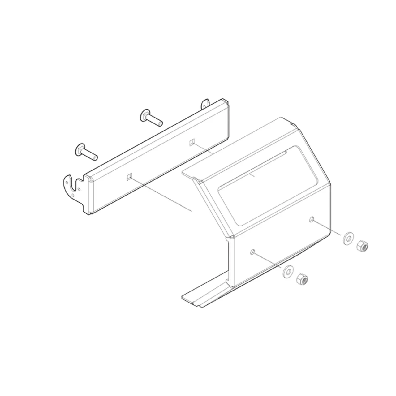 Humminbird 740175-1 Reinforced In-Dash Mounting Kit for HELIX 12 - 740175-1