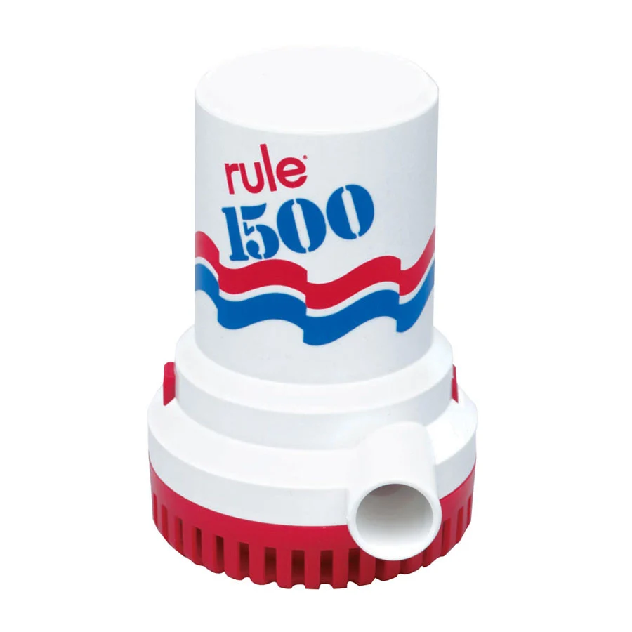 Rule 02 Higher Capacity Bilge Pump - 1500 GPH, 5678 LPH, 12V - 2