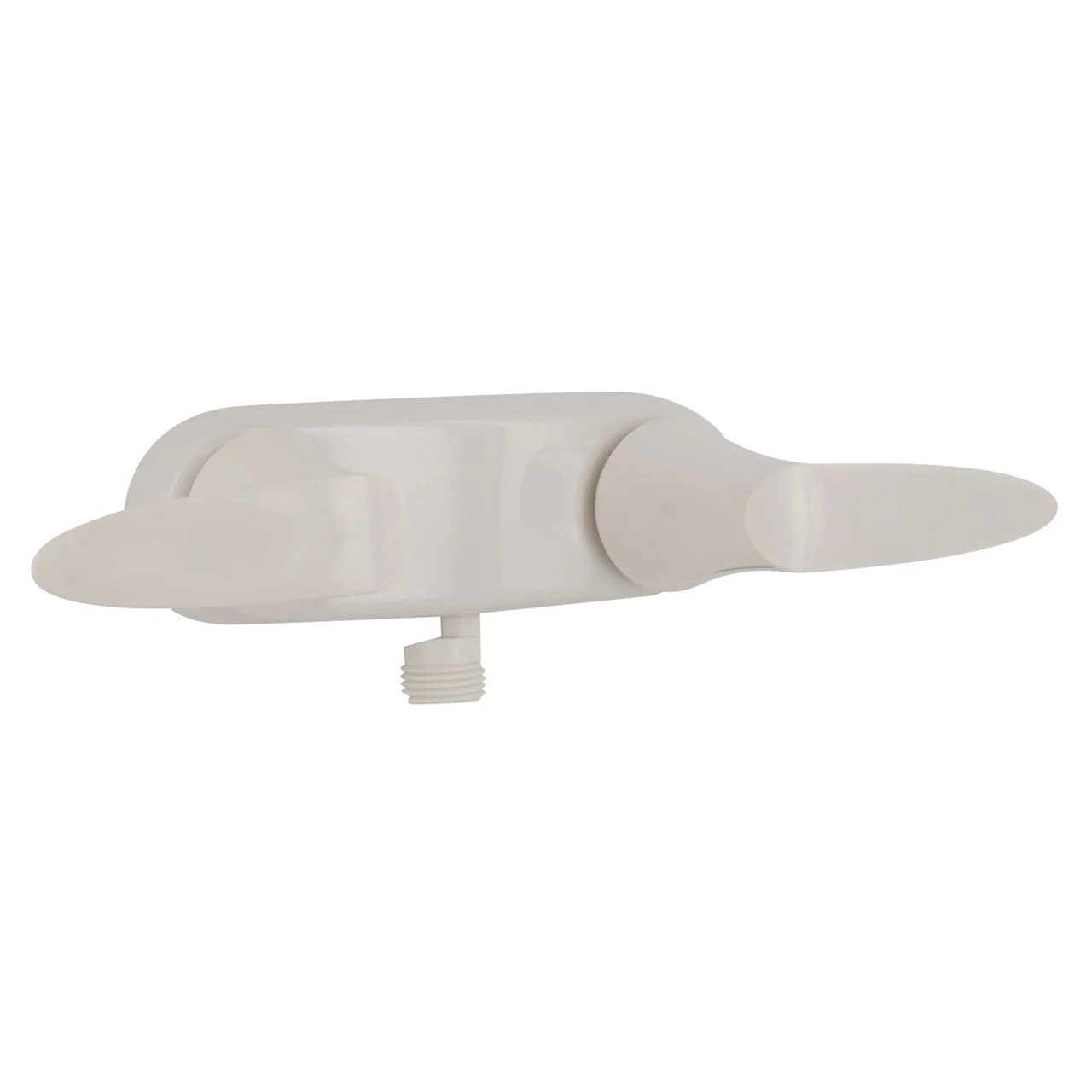 PF223203 Shower Valve 4" D-Spud White 2-Lever Handle - PF223203