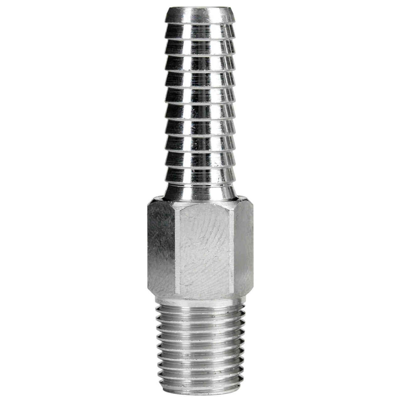 Sierra 033801-10 1/4 in. Aluminum Anti-Siphon Barb - 033801-10